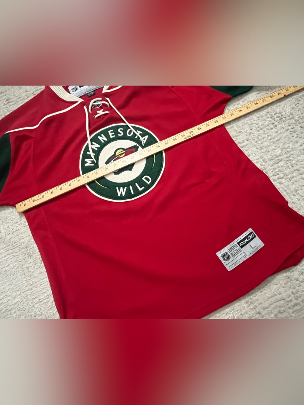 Vintage Reebok Minnesota Wild Hockey Jersey - Picture 4 of 7